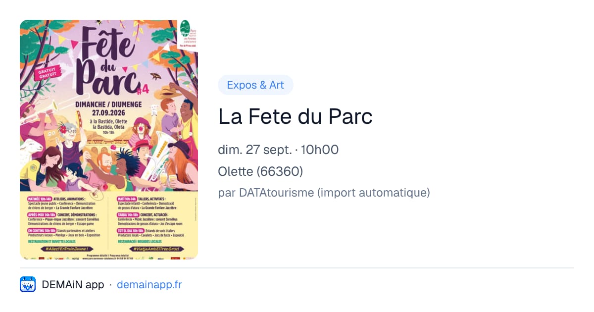 La Fete du Parc — Olette
