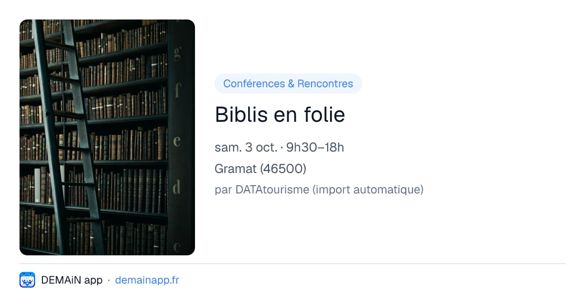 Biblis en folie — Gramat