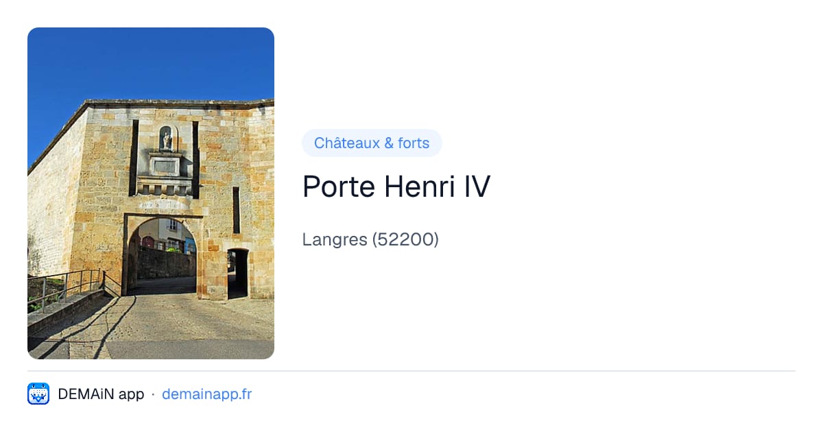Porte Henri IV — Langres