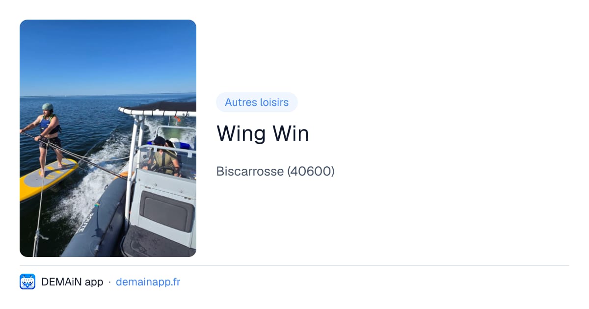 Wing Win — Biscarrosse
