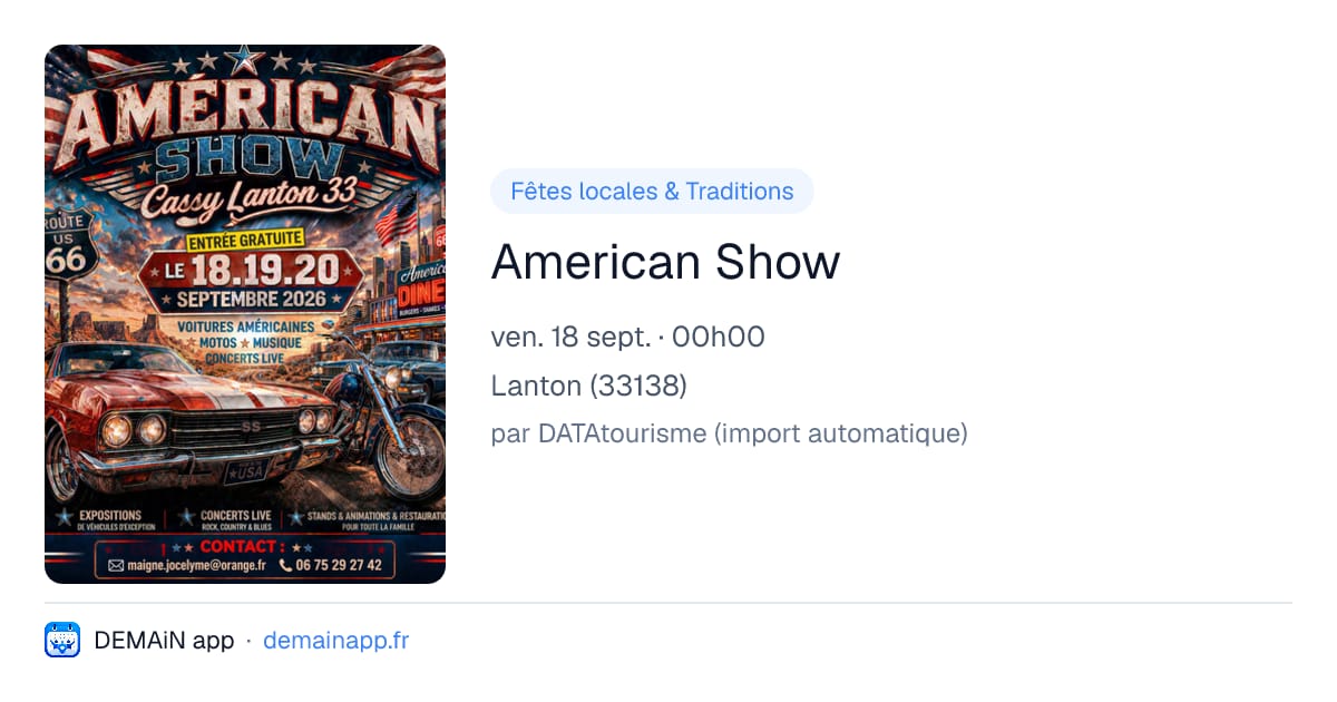 American Show — Lanton