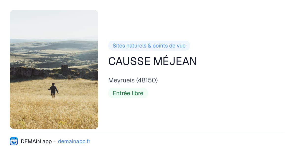 CAUSSE MÉJEAN — Meyrueis