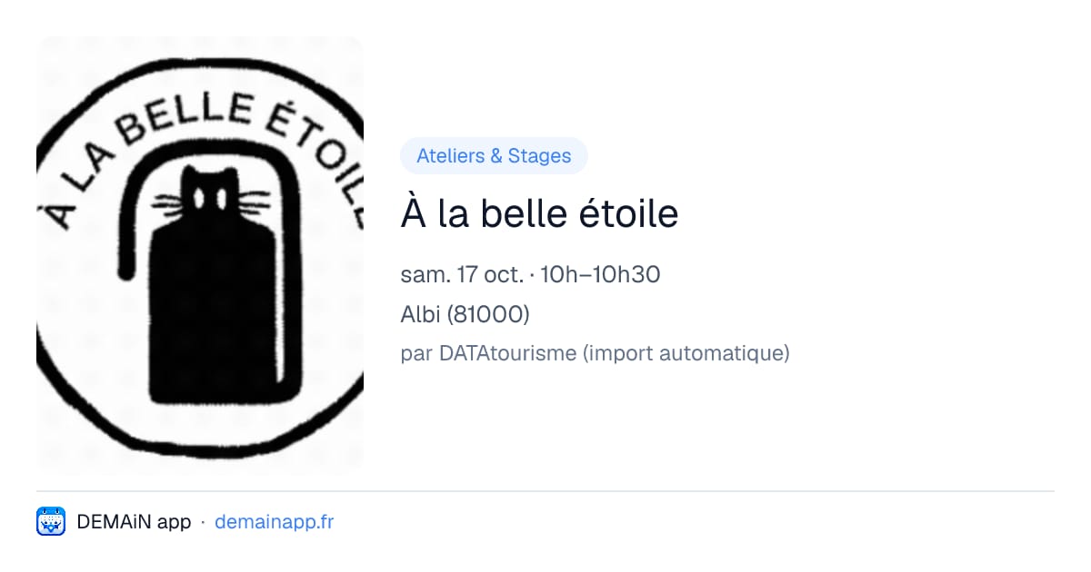 À la belle étoile — Albi