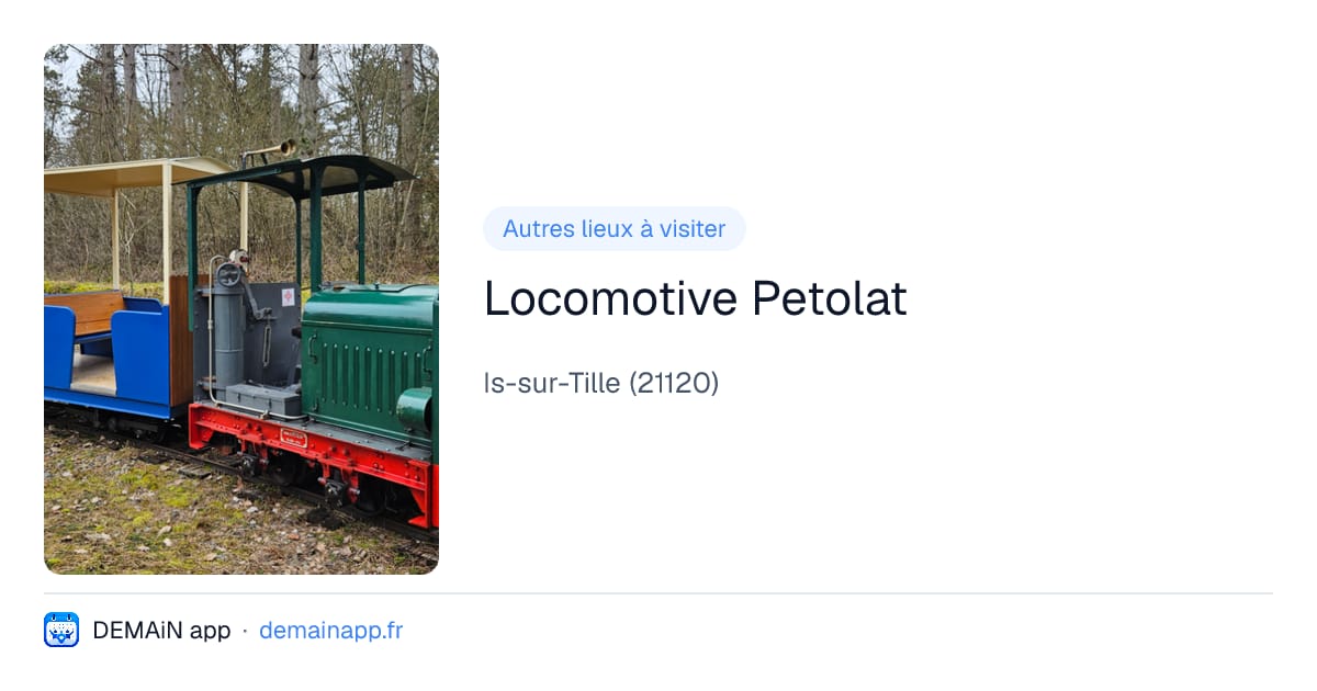 Locomotive Petolat — Is-sur-Tille
