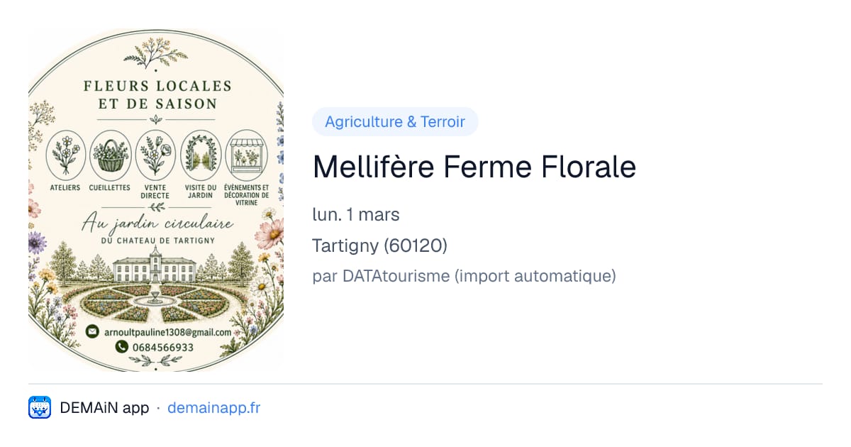 Mellifère Ferme Florale — Tartigny