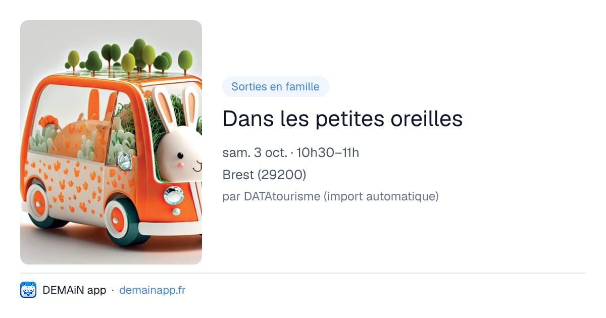 Dans les petites oreilles — Brest