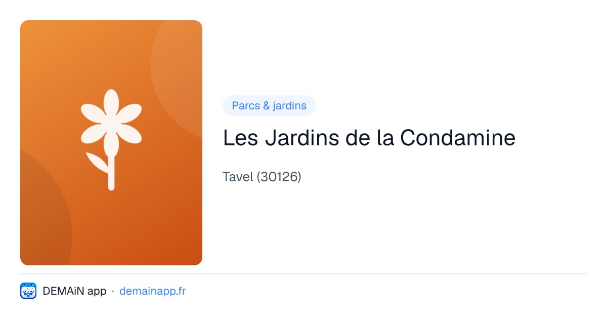 Les Jardins de la Condamine — Tavel