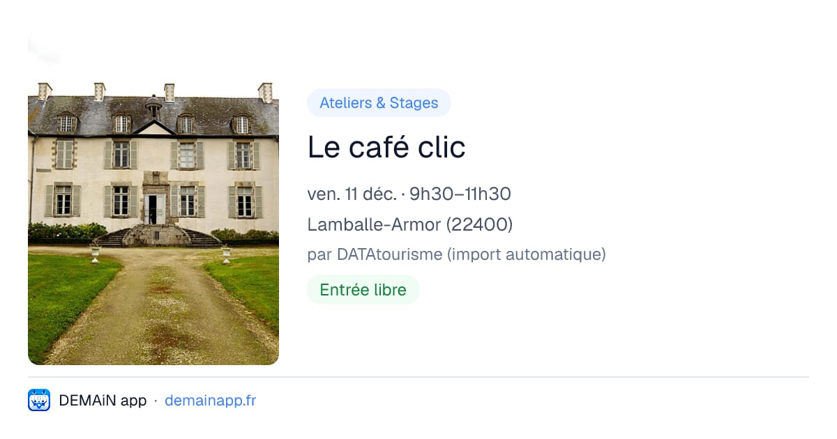 Le café clic — Lamballe-Armor