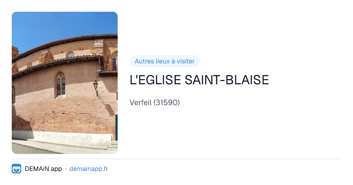 L'EGLISE SAINT-BLAISE — Verfeil