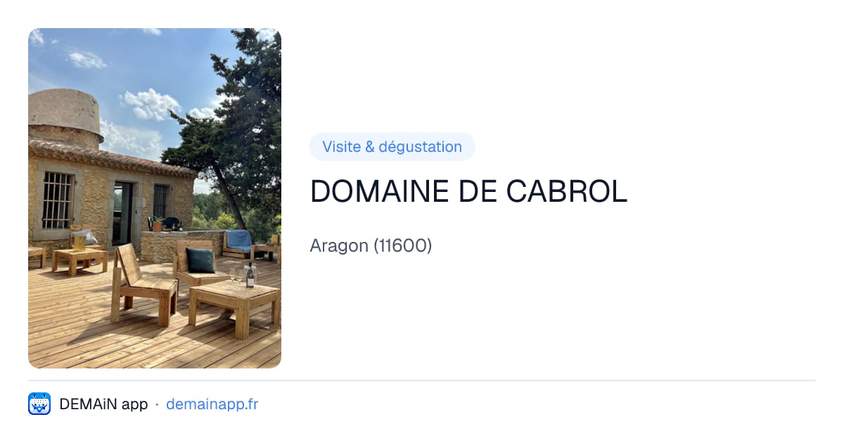 DOMAINE DE CABROL — Aragon