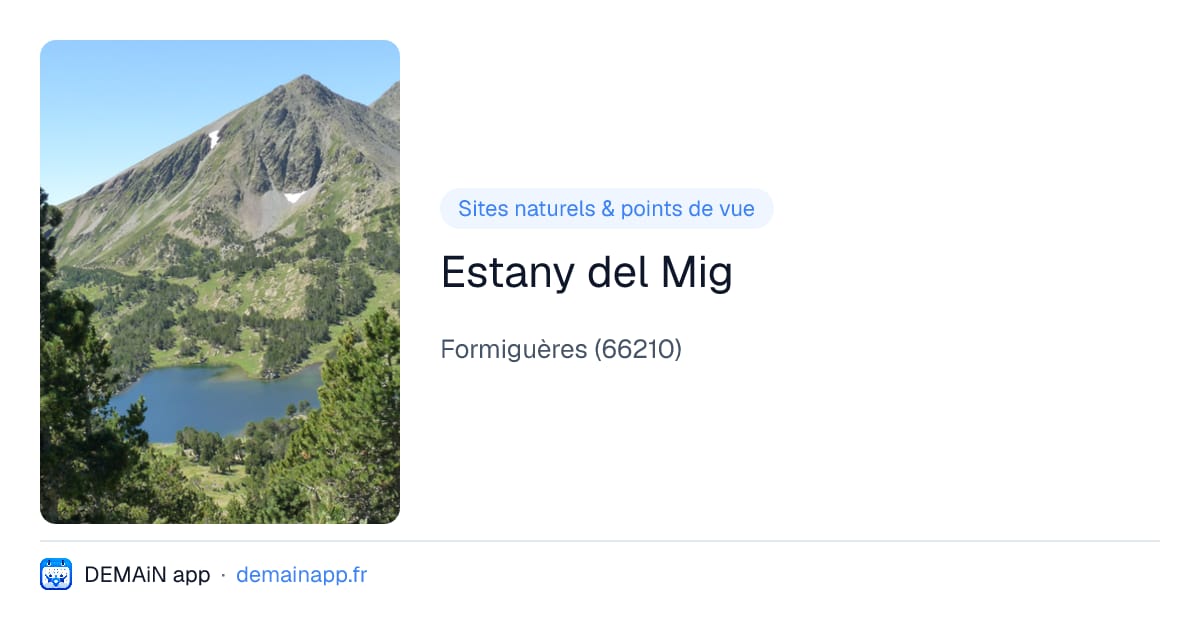 Estany del Mig — Formiguères