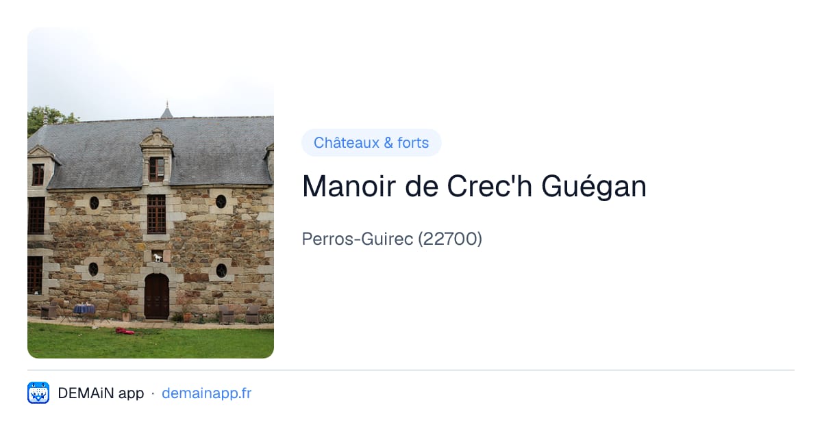 Manoir de Crec'h Guégan — Perros-Guirec