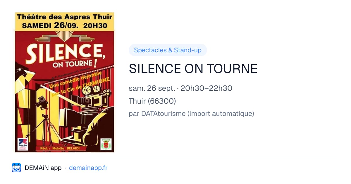 SILENCE ON TOURNE — Thuir