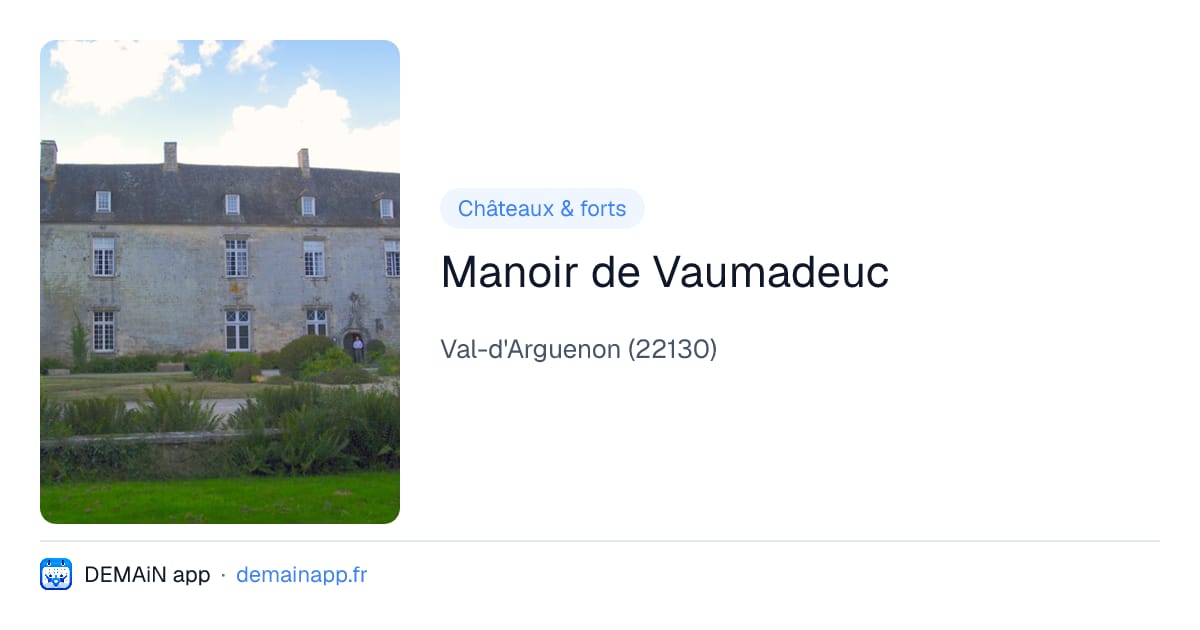 Manoir de Vaumadeuc — Val-d'Arguenon