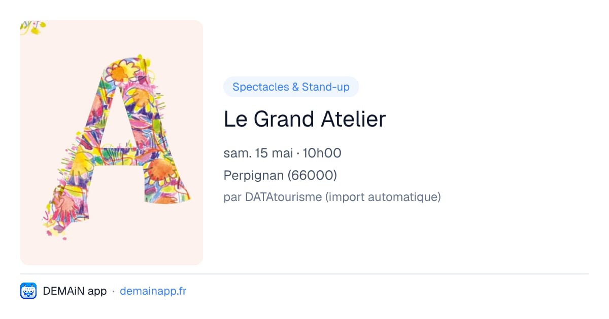 Le Grand Atelier — Perpignan