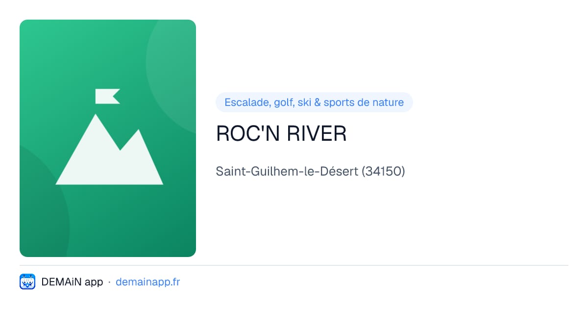 ROC'N RIVER — Saint-Guilhem-le-Désert