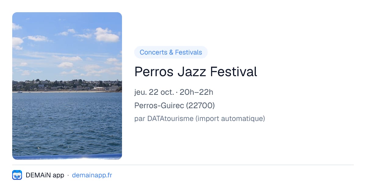 Perros Jazz Festival — Perros-Guirec