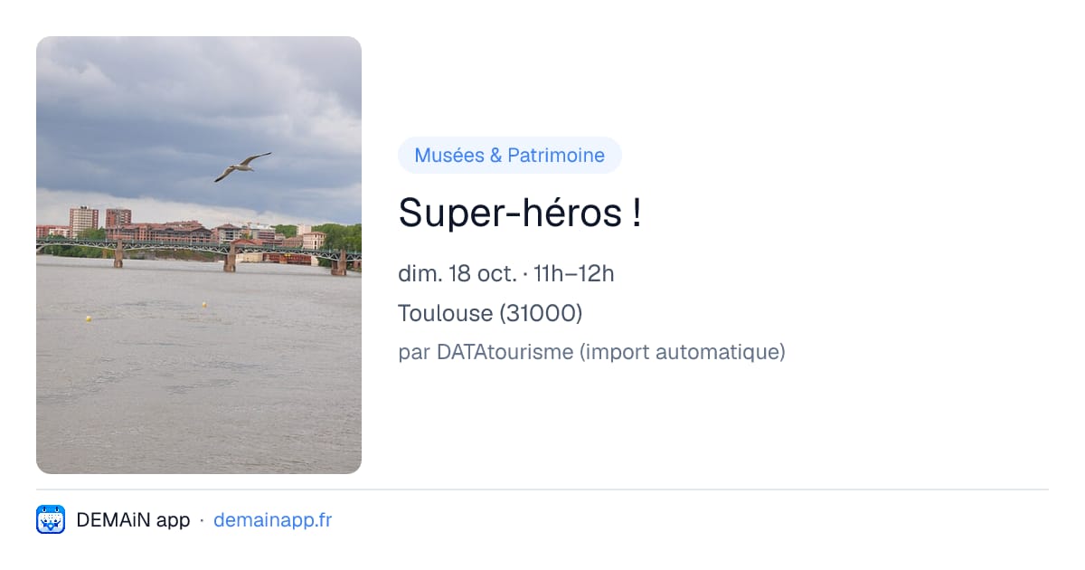 Super-héros ! — Toulouse