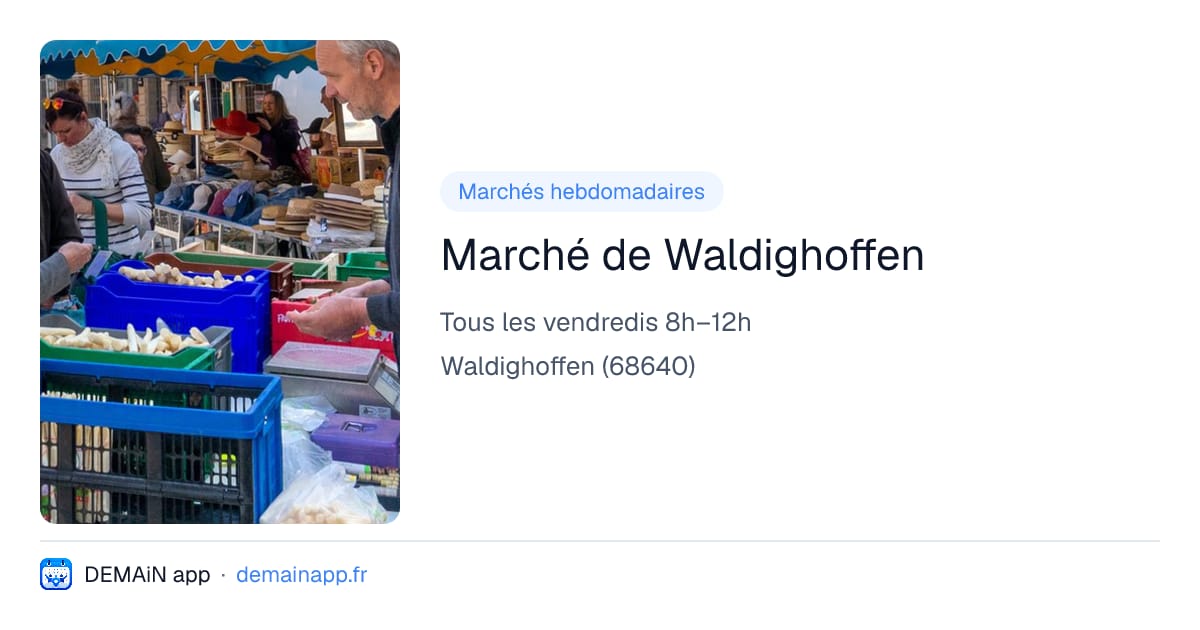 Marché de Waldighoffen — Waldighoffen