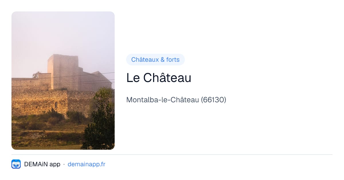 Le Château — Montalba-le-Château