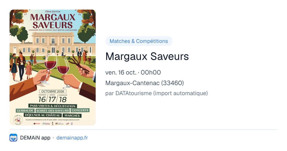 Margaux Saveurs — Margaux-Cantenac