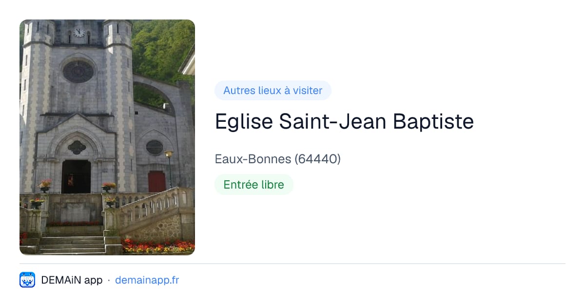 Eglise Saint-Jean Baptiste — Eaux-Bonnes