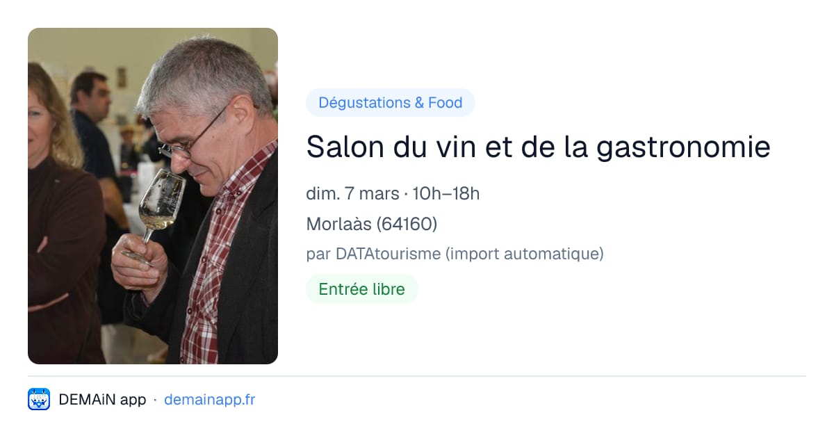 Salon du vin et de la gastronomie — Morlaàs
