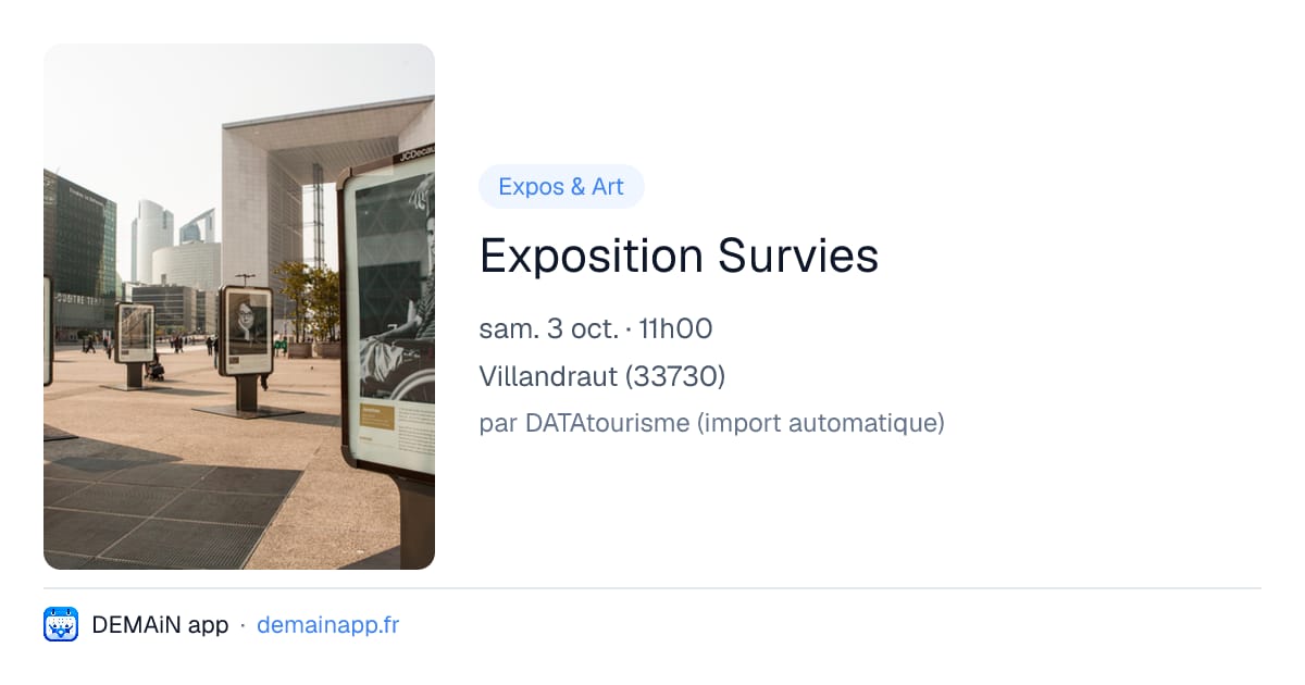 Exposition Survies — Villandraut