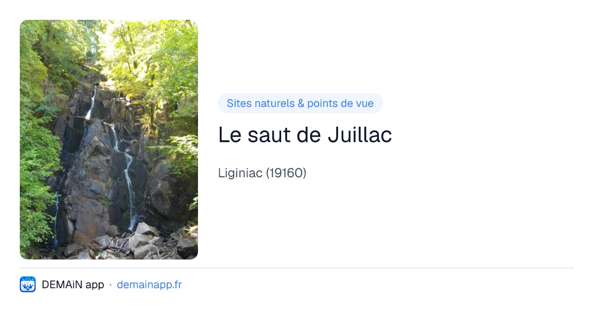 Le saut de Juillac — Liginiac