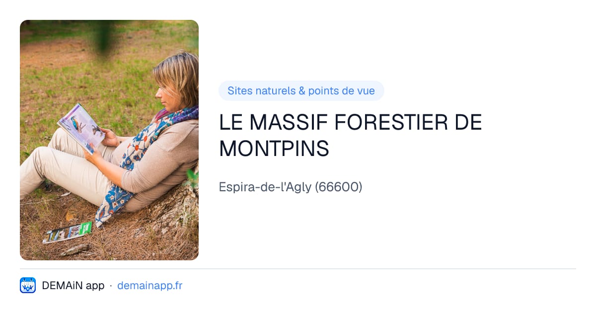 LE MASSIF FORESTIER DE MONTPINS — Espira-de-l'Agly