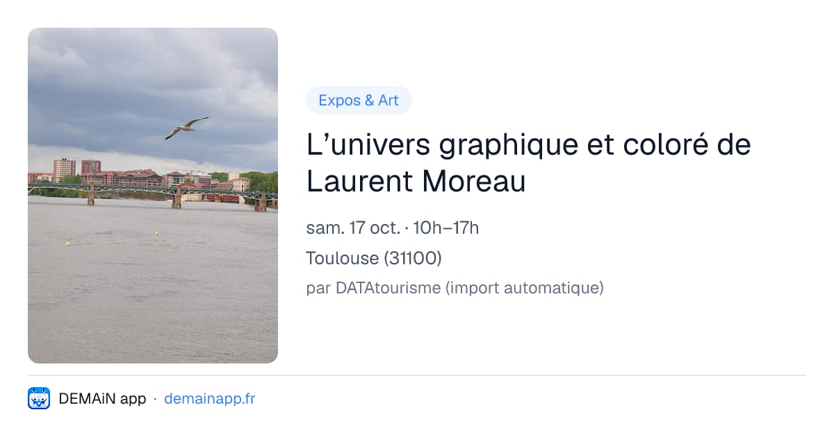 L’univers graphique et coloré de Laurent Moreau — Toulouse