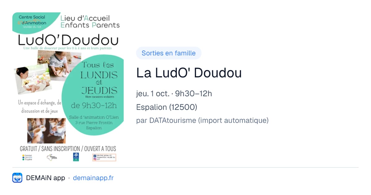 La LudO' Doudou — Espalion