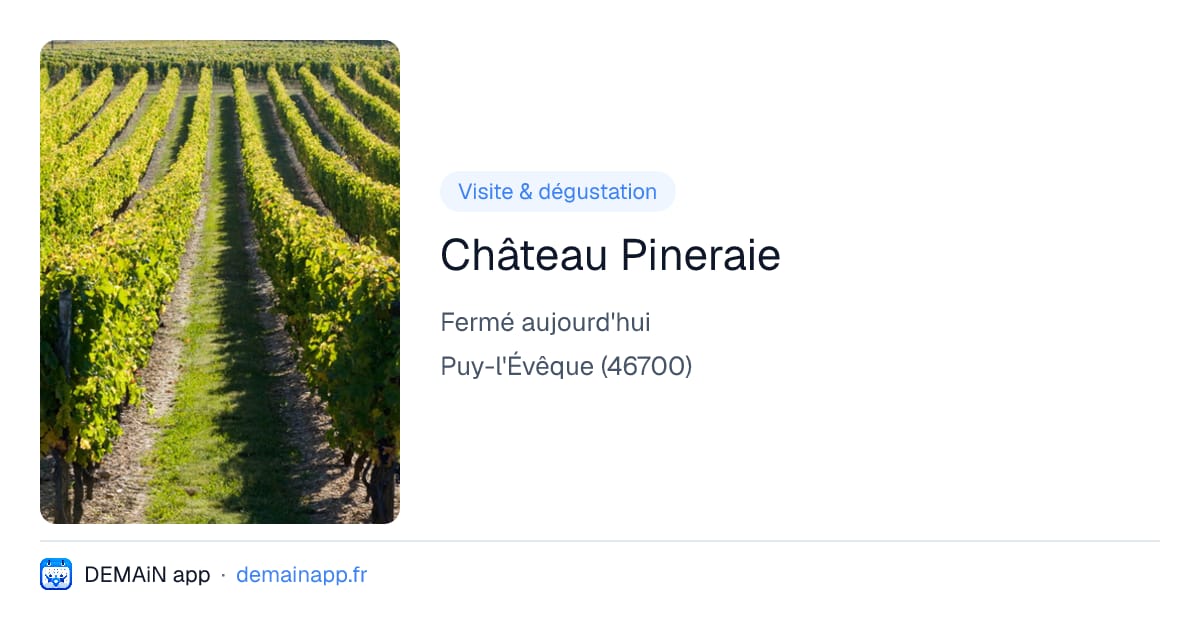 Château Pineraie — Puy-l'Évêque