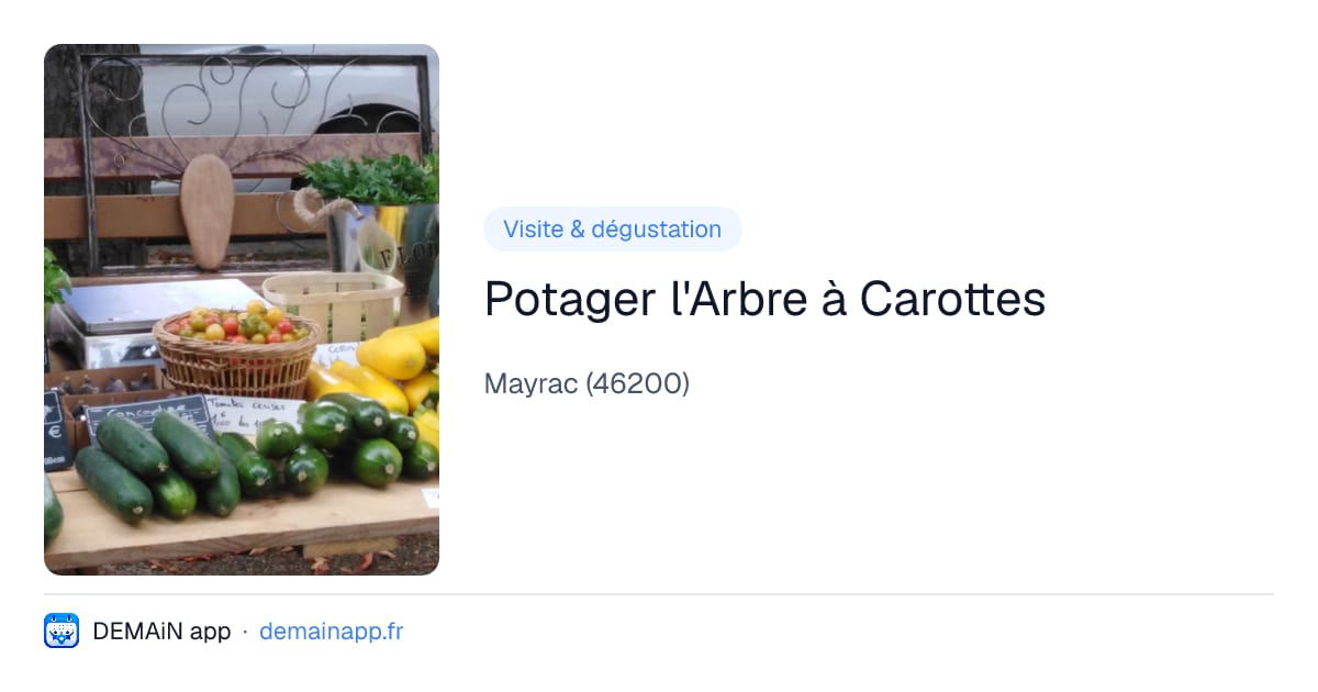 Potager l'Arbre à Carottes — Mayrac