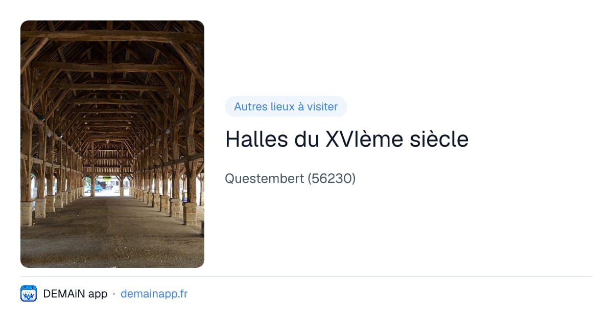 Halles du XVIème siècle — Questembert
