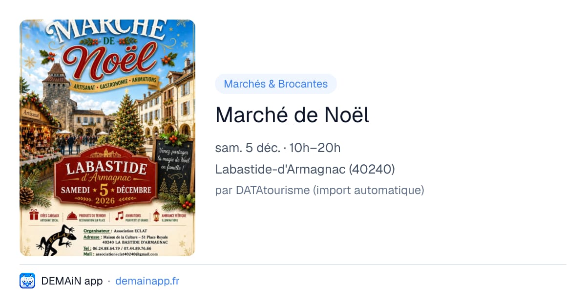 Marché de Noël — Labastide-d'Armagnac