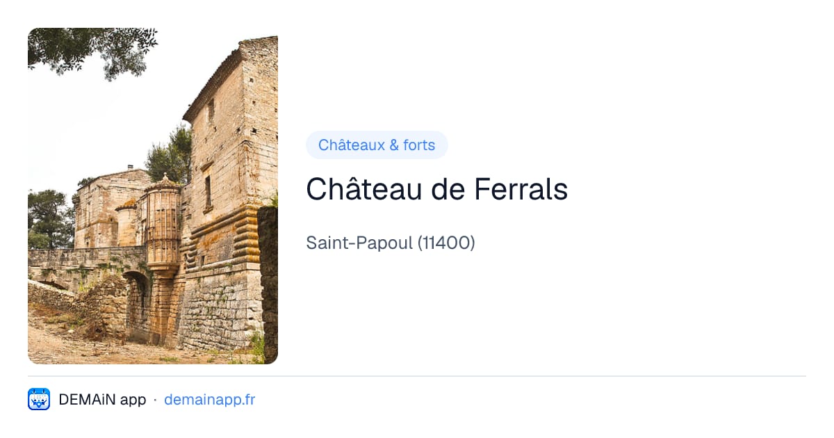 Château de Ferrals — Saint-Papoul