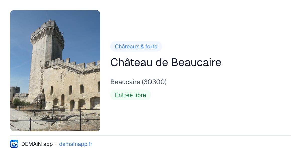 Château de Beaucaire — Beaucaire