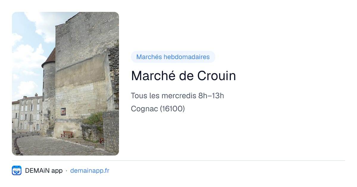 Marché de Crouin — Cognac