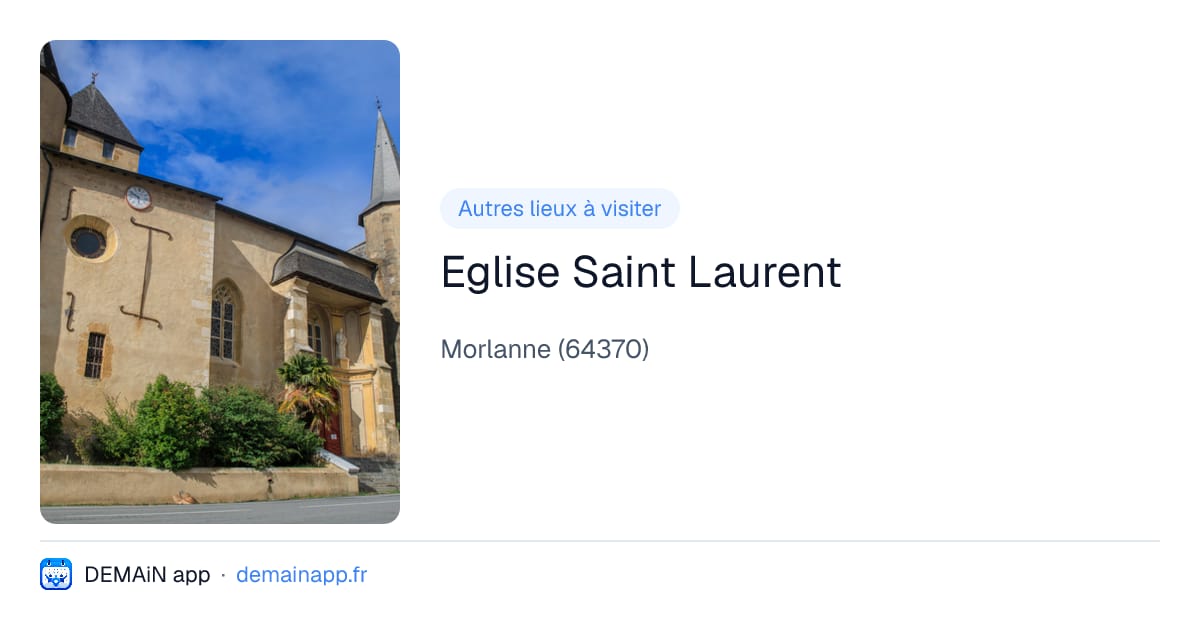 Eglise Saint Laurent — Morlanne