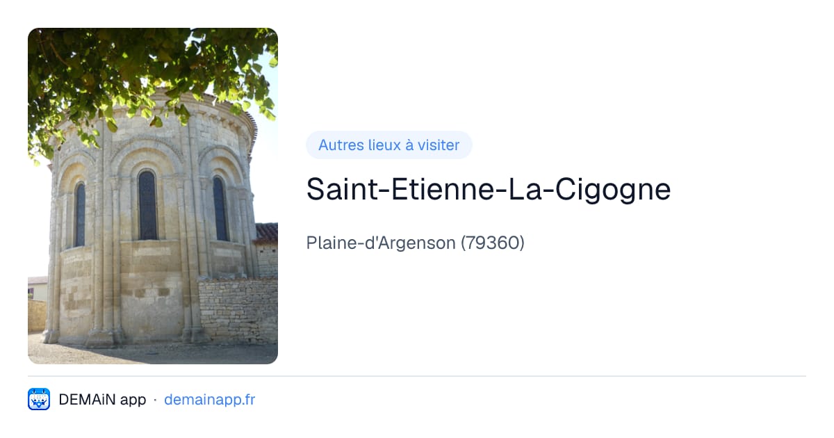 Saint-Etienne-La-Cigogne — Plaine-d'Argenson