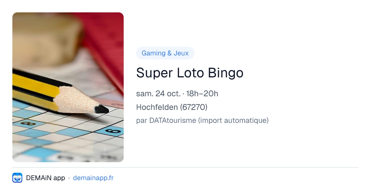 Super Loto Bingo — Hochfelden