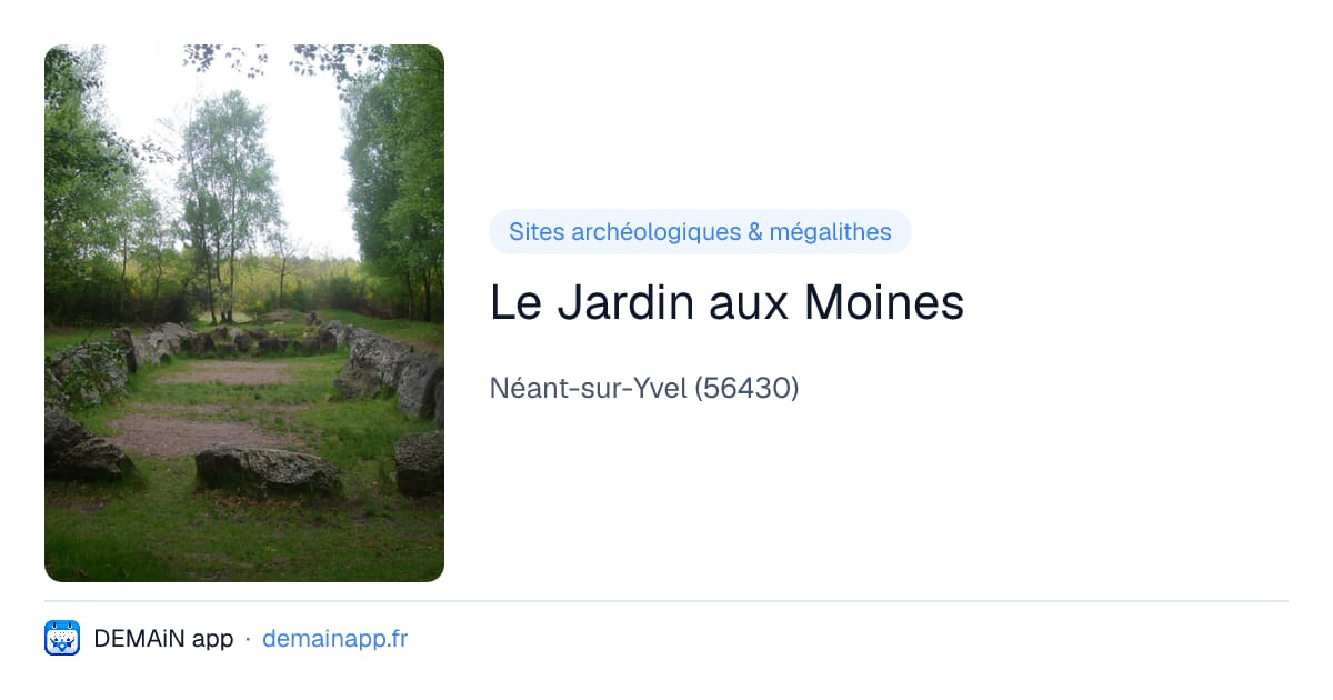 Le Jardin aux Moines — Néant-sur-Yvel