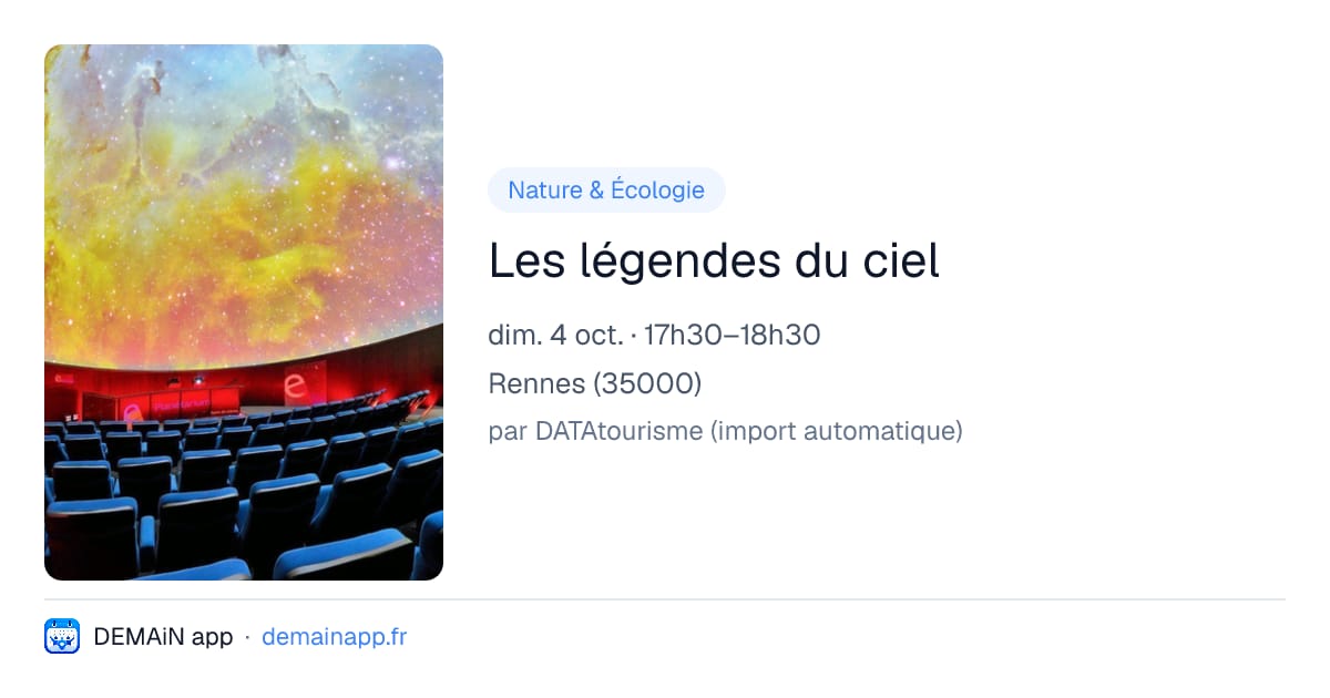 Les légendes du ciel — Rennes