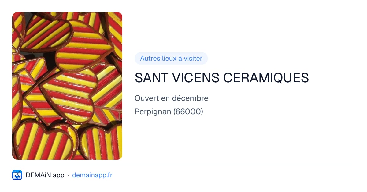 SANT VICENS CERAMIQUES — Perpignan