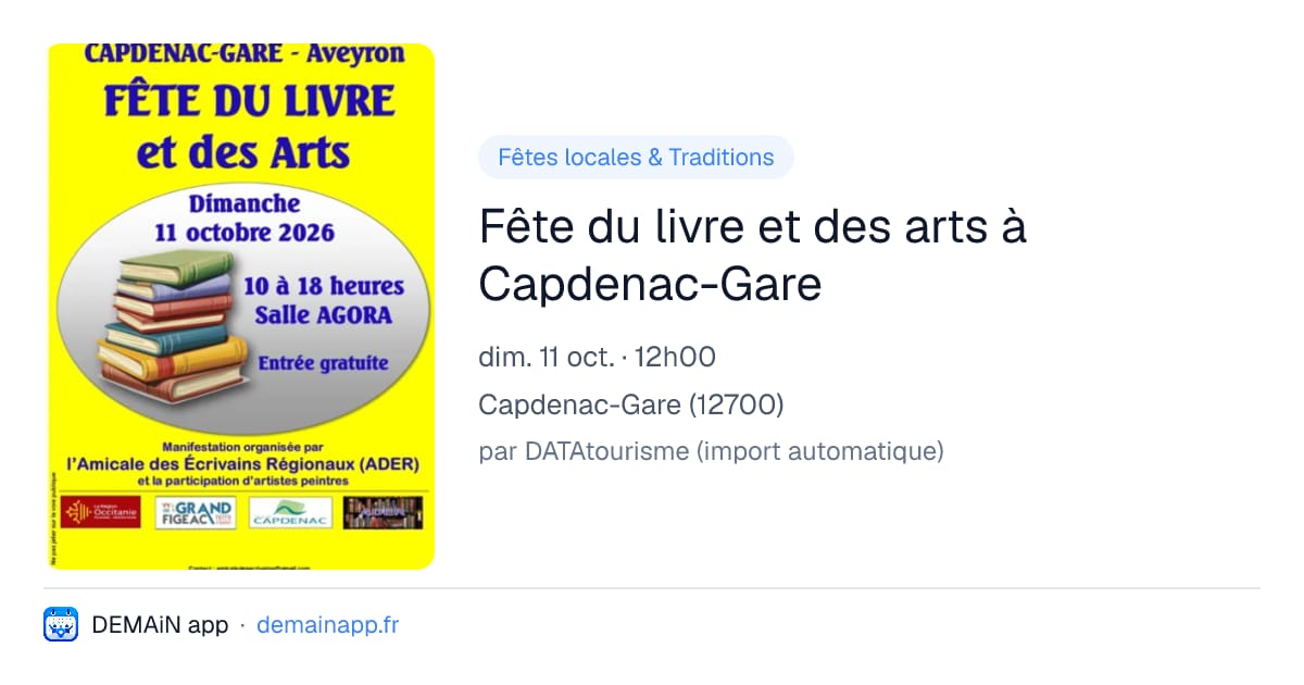 Fête du livre et des arts à Capdenac-Gare — Capdenac-Gare