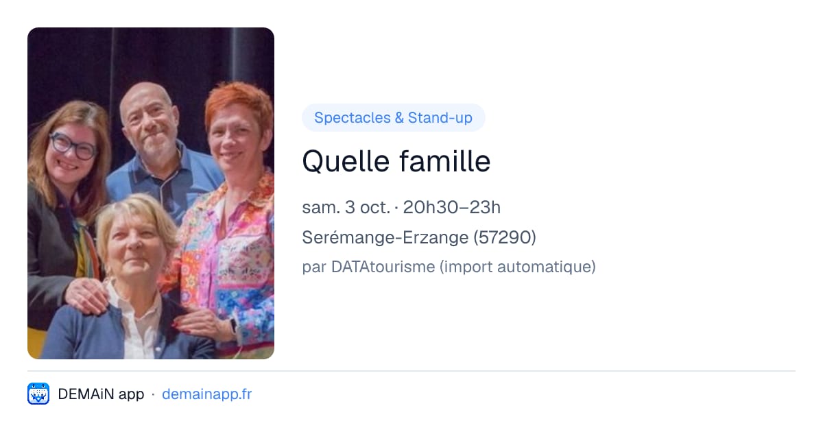 Quelle famille — Serémange-Erzange