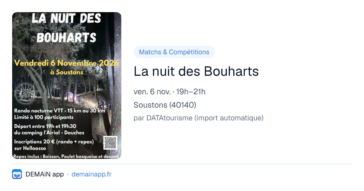 La nuit des Bouharts — Soustons