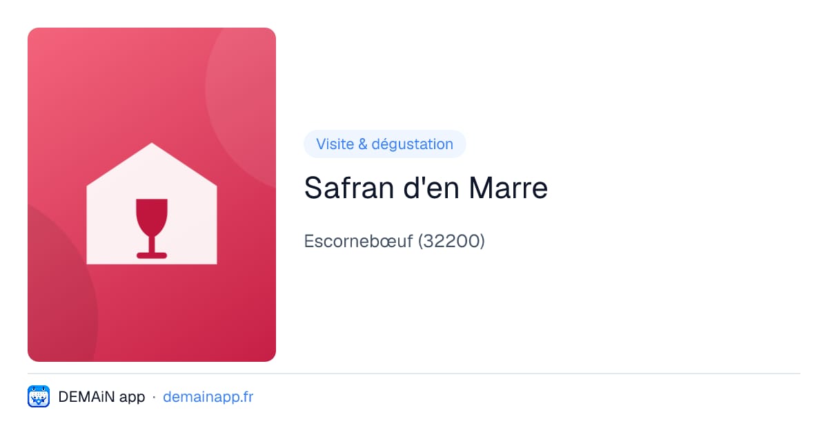 Safran d'en Marre — Escornebœuf