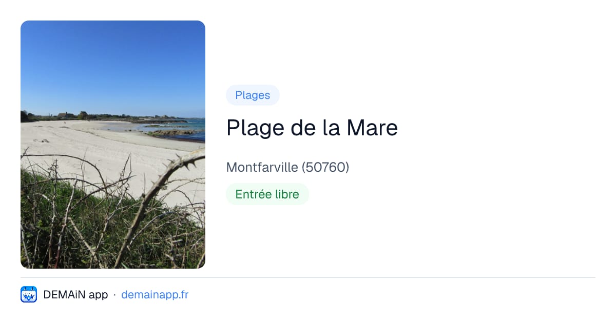 Plage de la Mare — Montfarville